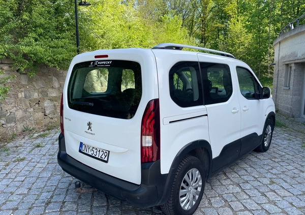 Peugeot Rifter cena 69900 przebieg: 95582, rok produkcji 2019 z Nysa małe 631